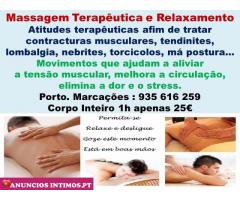 Massagem Terapêutica e de Relaxamento 935 616 259